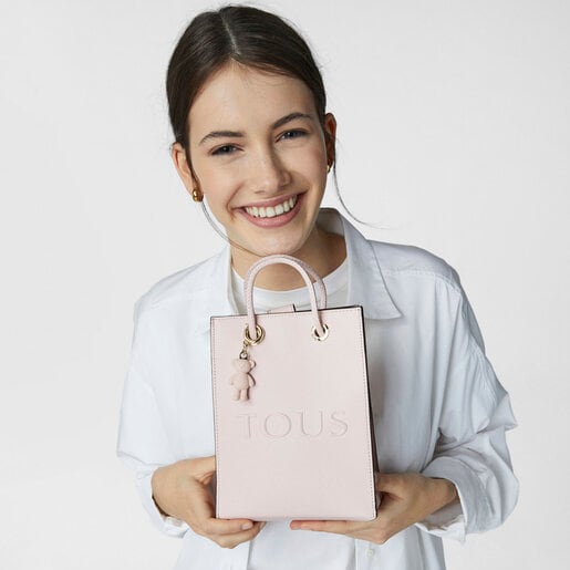 Mini pink TOUS Pop Handbag