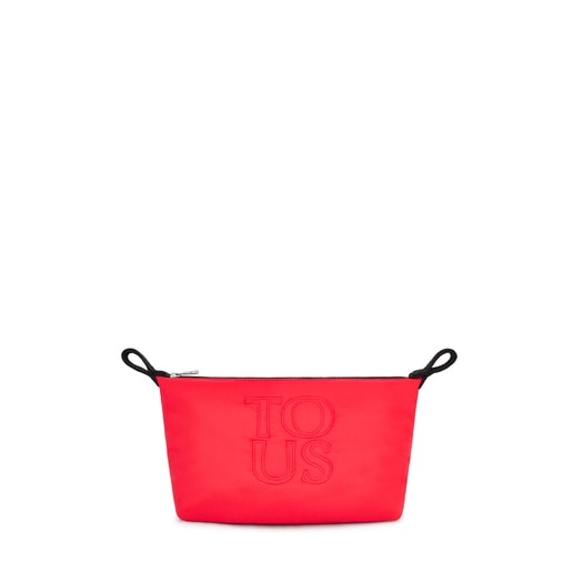 Coral-colored TOUS Balloon Soft Toiletry bag