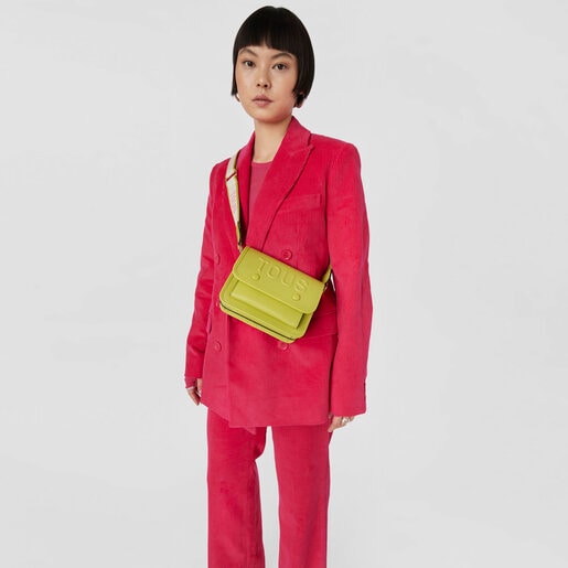 ライムグリーンのスモール・クロスボディバッグ TOUS La Rue Audree