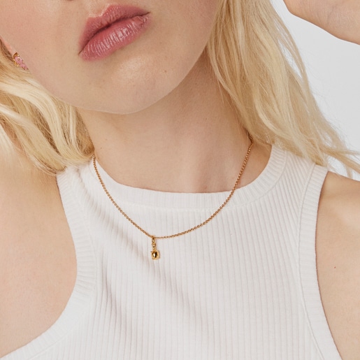 Colgante con baño de oro 18 kt sobre plata Virtual Garden