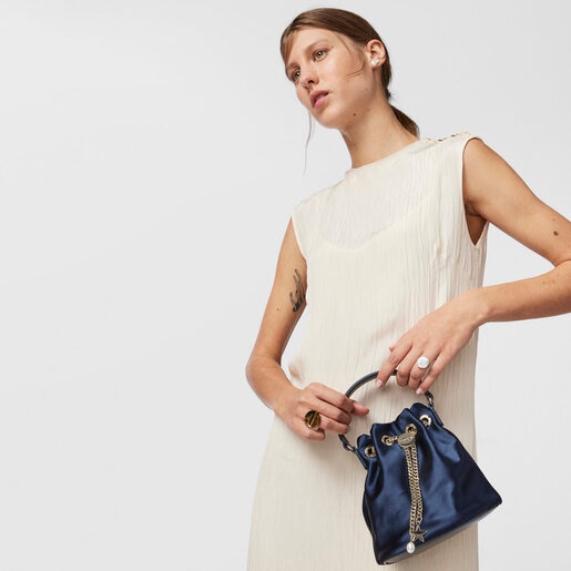 Dark blue TOUS Magic Bucket bag