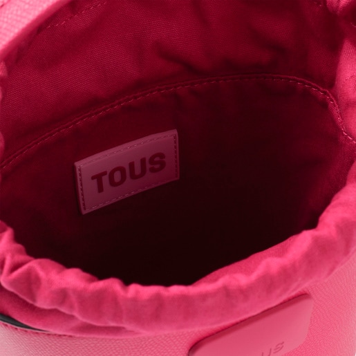 Μικρή τσάντα πουγκί TOUS Lucia σε φούξια χρώμα