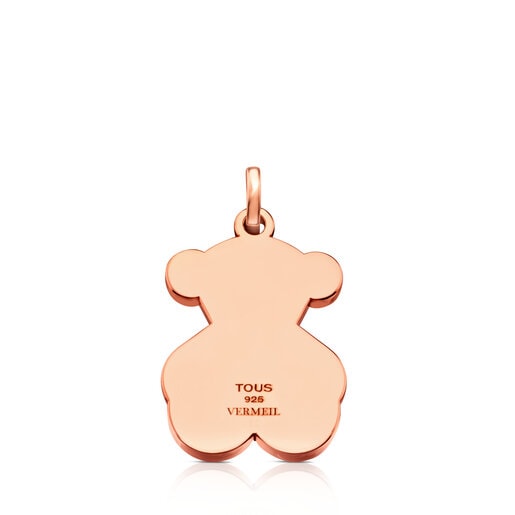 Pendentif Sweet Dolls grand en Argent Vermeil rose