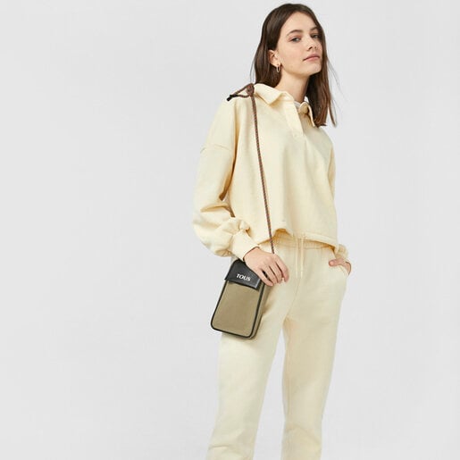 Khaki TOUS Empire Cotton Mini handbag