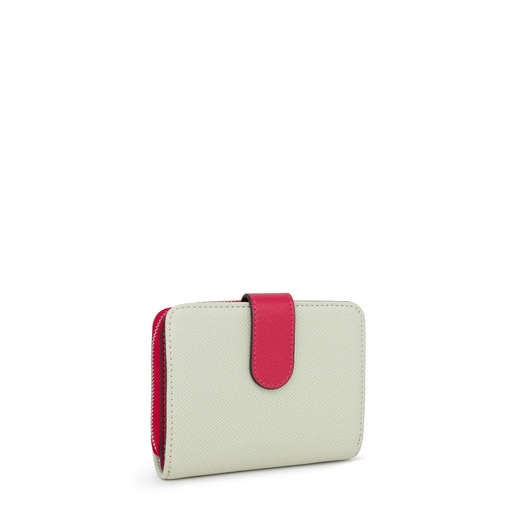 Small mint and beige New Dubai Wallet | TOUS