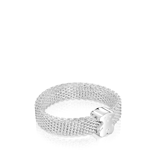 Silver Ring Bear motif 0 6cm. TOUS Real Sisy TOUS