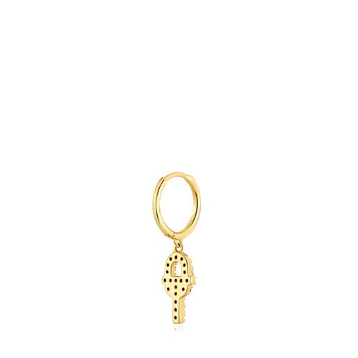 TOUS Gold Single earring with spinels TOUS MANIFESTO | Westland Mall