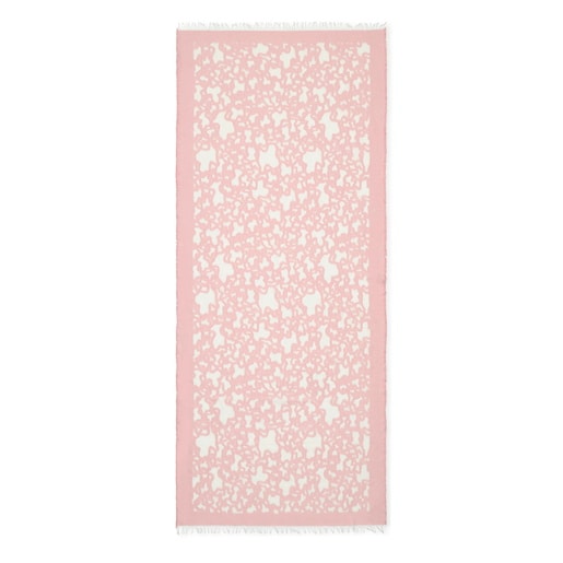 Foulard rosa oscuro Kaos Devore