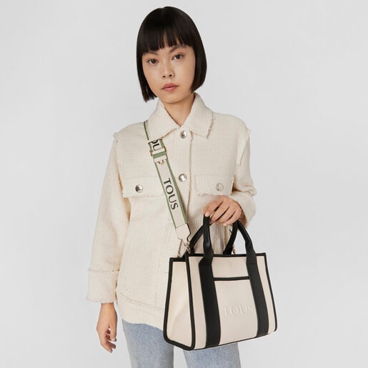 Medium beige TOUS La Rue Amaya Shopping Bag