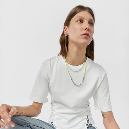 60 cm lime TOUS St. Tropez Elastic necklace