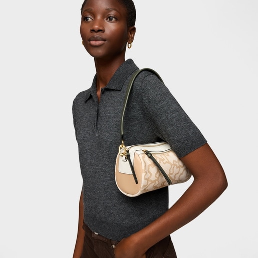 Sand-colored Minibag TOUS Kaos Icon