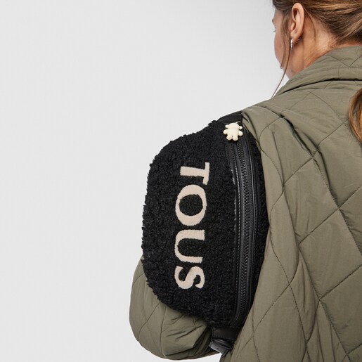 Black Amaya Warm Waist bag