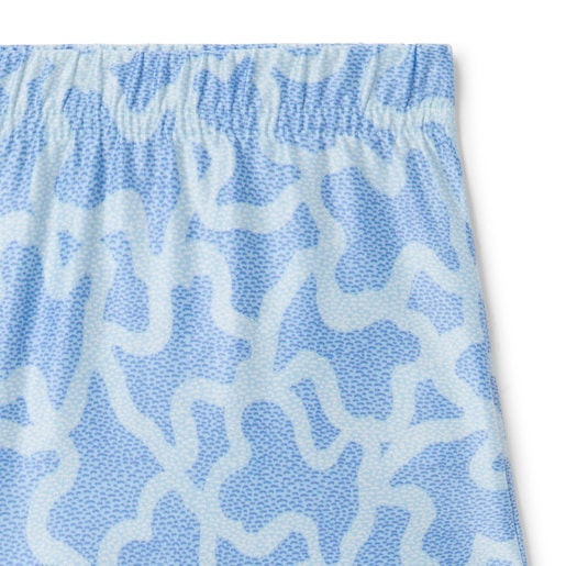 Fato de banho boxer de menino Kaos azul