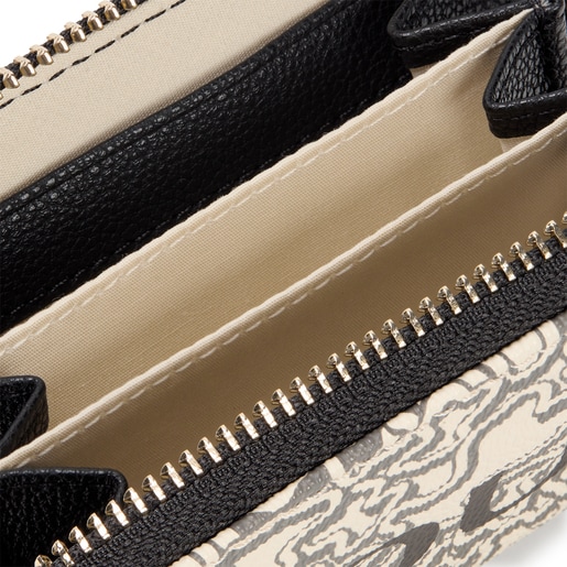 Monedero colgante beige TOUS Kaos Mini Evolution