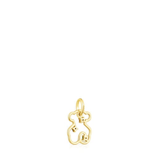 TOUS Gold Tsuri Bear pendant with gemstones | Westland Mall