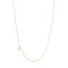 Collier Bold Bear en argent vermeil avec anneaux ovales