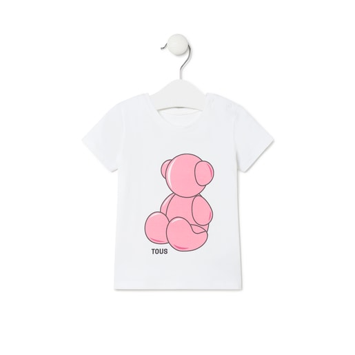 Camiseta de playa de niña Chic rosa