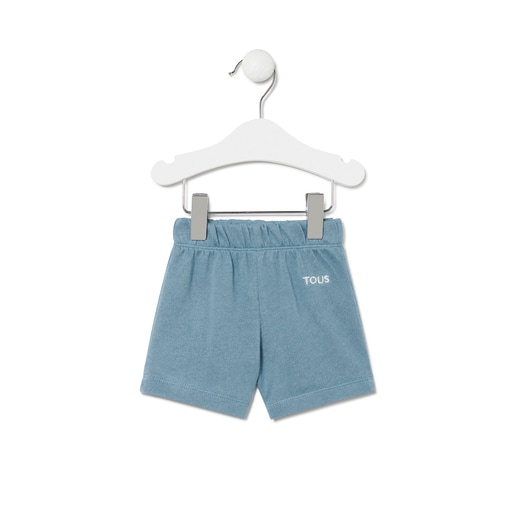 Terry cloth baby outfit in Kaos blue