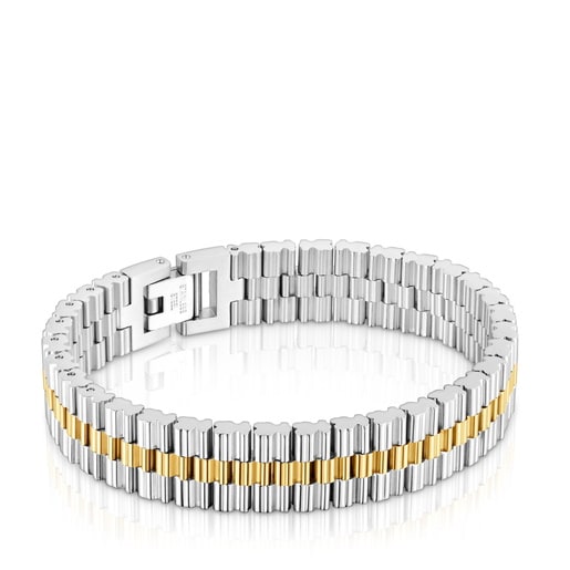 Two-tone steel link Bracelet TOUS 1950