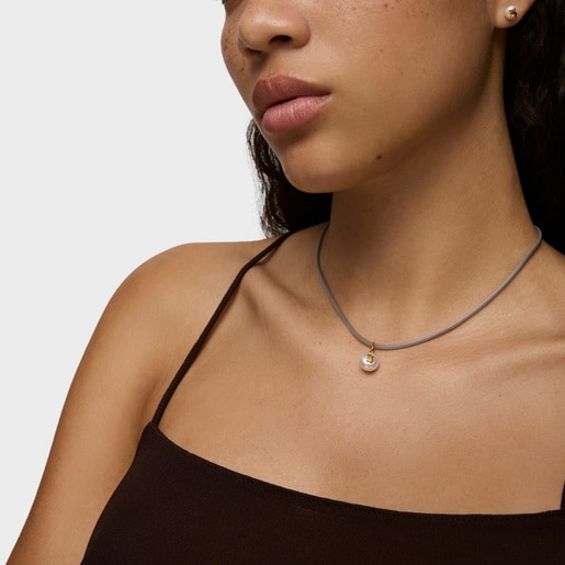 Gold Sweet Dolls Pendant with pearl