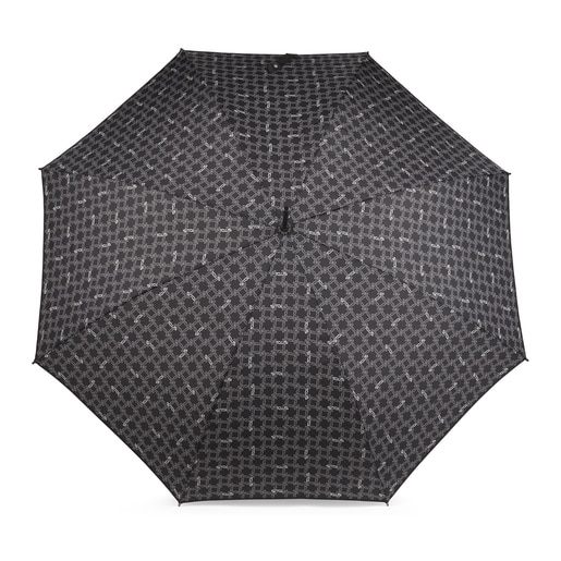 Paraguas grande Logogram negro