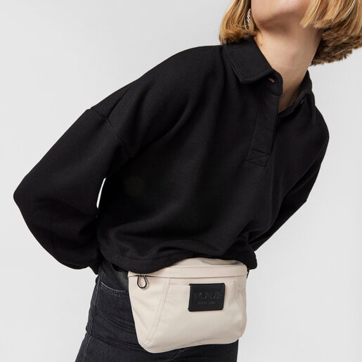 Beige Empire Soft Chain Waist bag