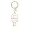 Key ring with gold-colored silhouette TOUS MANIFESTO