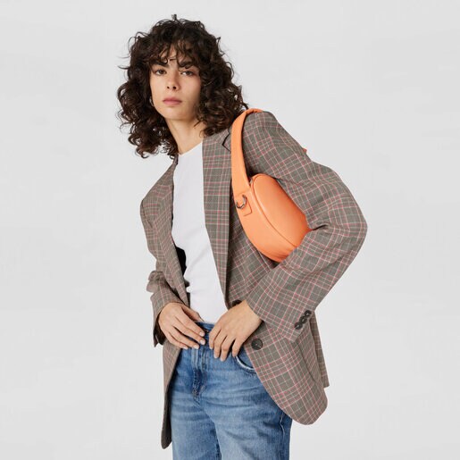 Bandolera naranja corazón TOUS Carol