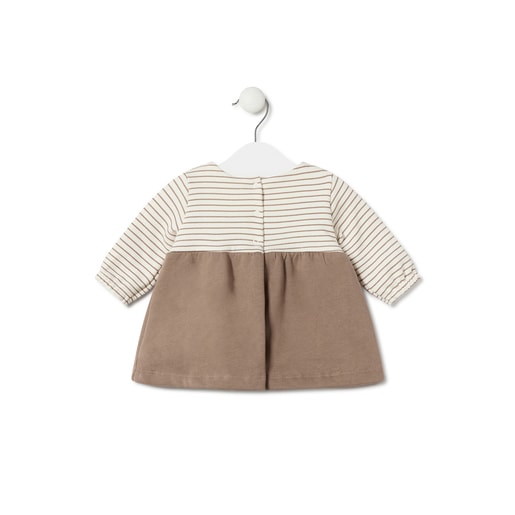 Baby girls dress in Classic beige