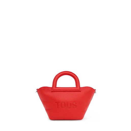 Small red leather Shoulder bag TOUS Dora