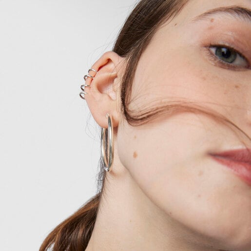 Silver TOUS Basics Earcuff