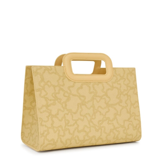 Medium cream Amaya Shopping bag Kaos Icon | TOUS