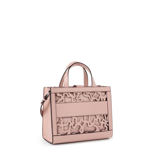 Medium pink Amaya Kaos Shock shopping bag