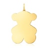 Pendentif ourson en argent plaqué or 18 ct 38 mm grand Sweet Dolls