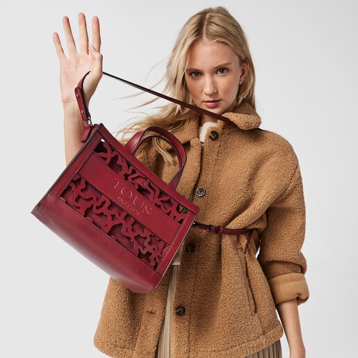 Shopping mediano Amaya Kaos Shock burdeos