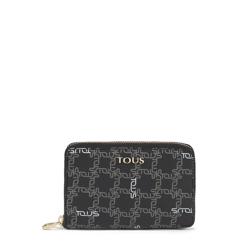 Small black Tous New Logogram wallet