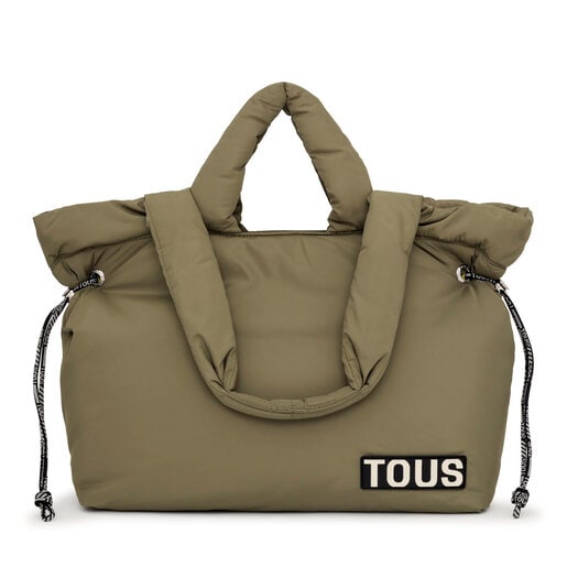 Große Tragetasche TOUS Carol Soft in Khaki