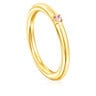 Silver Vermeil and pink Sapphire TOUS Ring Mix Ring