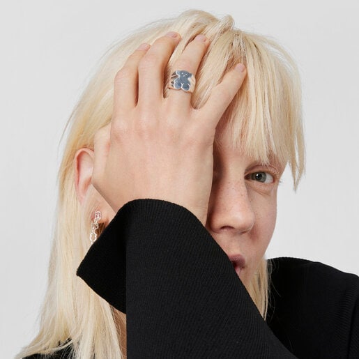 Silver TOUS Sweet Dolls Ring