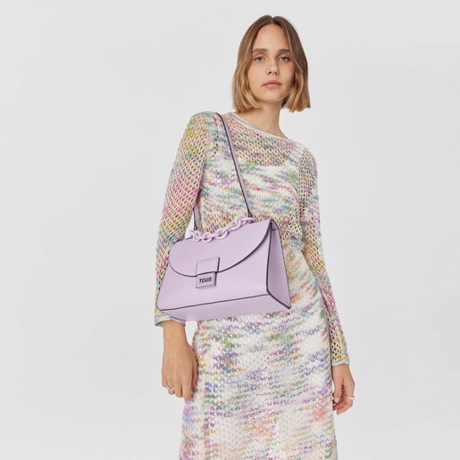 Medium mauve TOUS Sylvia City bag