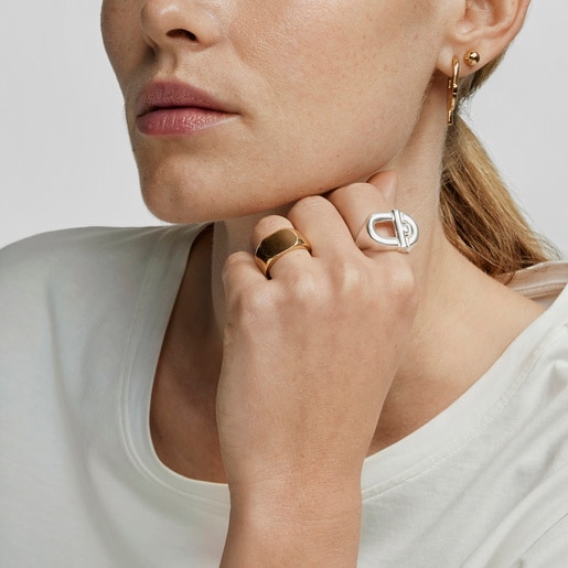 Sello grande de plata TOUS MANIFESTO