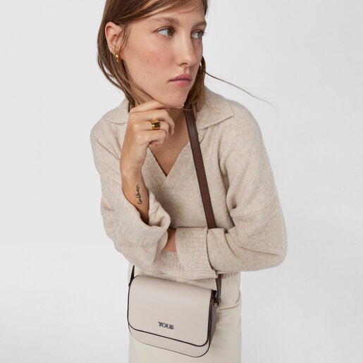 Bandolera Tous  Essencial beige y marrón