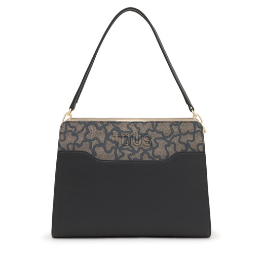 Shopper noir moyen Kaos Icon
