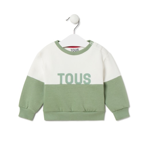 TOUS logo sweatshirt in Casual green