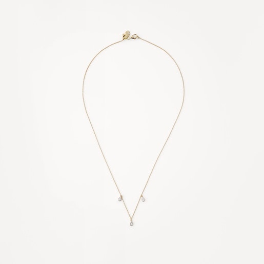 Gargantilla de oro con diamantes lagrima TOUS ATELIER