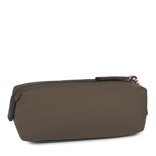 Medium khaki Shelby Toiletry bag