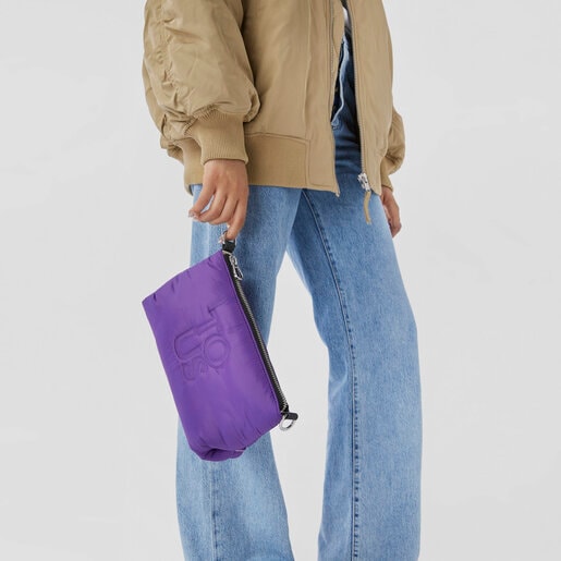 ライラックカラーのクロスボディバッグ TOUS Balloon Soft