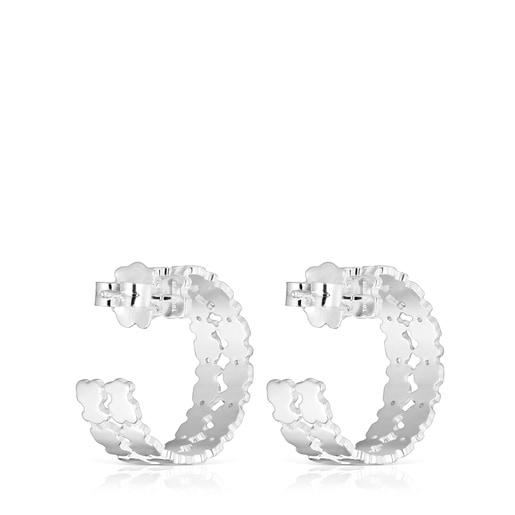 22 mm silver Hoop earrings TOUS Sweet 40s