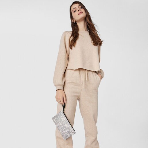 Medium beige-gray Kaos Mini Sport Toiletry bag