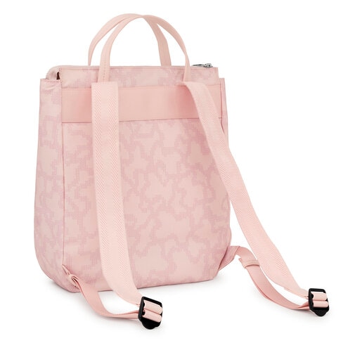 MOCHILA TOUS ESSENCE MARFIL-ROSA